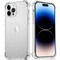 Crystal Clear Case for iPhone 14, 14 Plus, 14 Pro, 14 Pro Max, Shock Absorption Bumper, Soft Flexible TPU, Anti-Drop, Anti-Fingerprint, 3600 Shockproof, Screen & Camera Protective, Transparent Protective Back Cover, For all iPhone 14 models